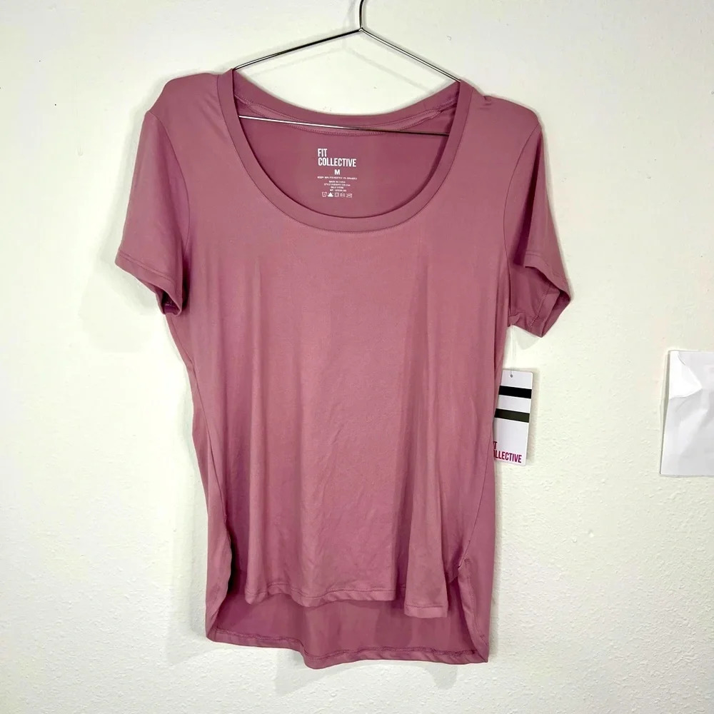 🆕 Fit Collective Mauve Short Sleeve Athletic Shirt